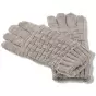 GREY X-STITCH GLOVES