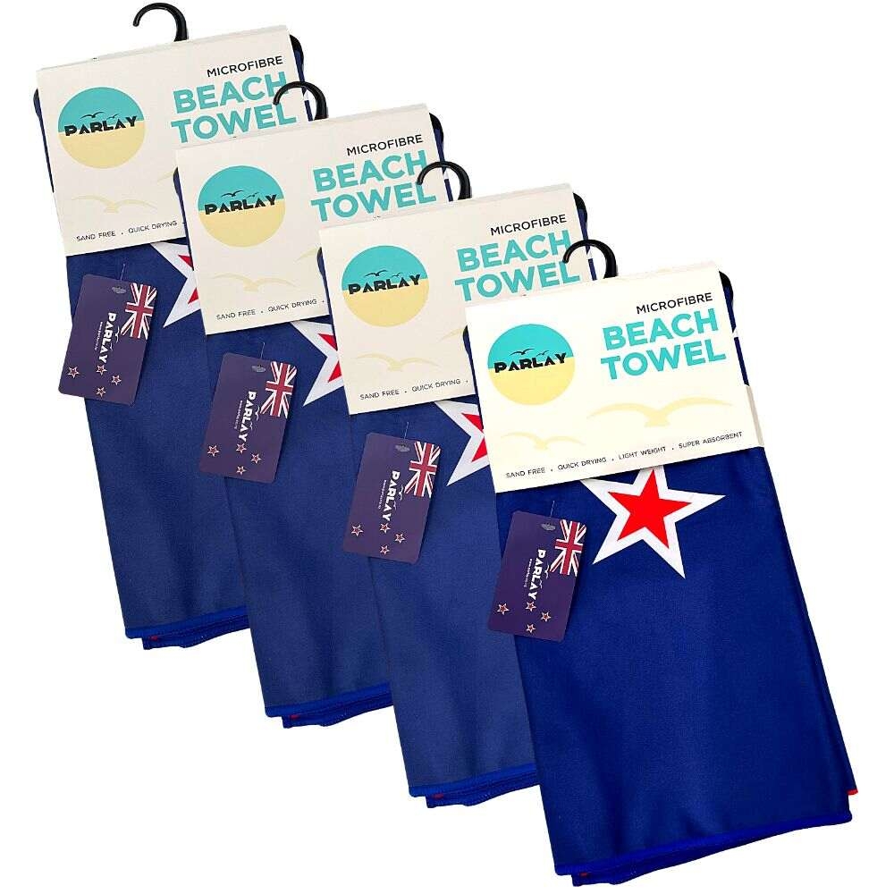 Micro Fibre Beach Towel (NZ flag)