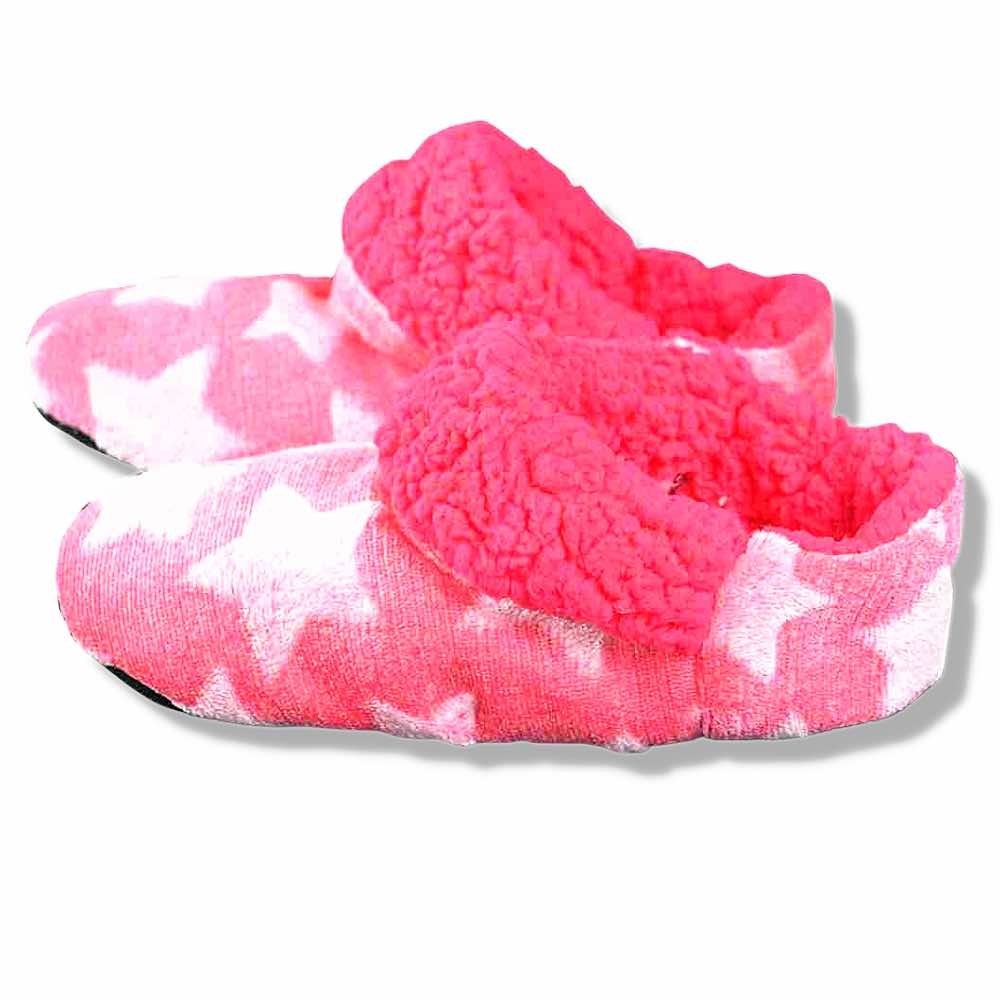 Pink Star Slipper Boots