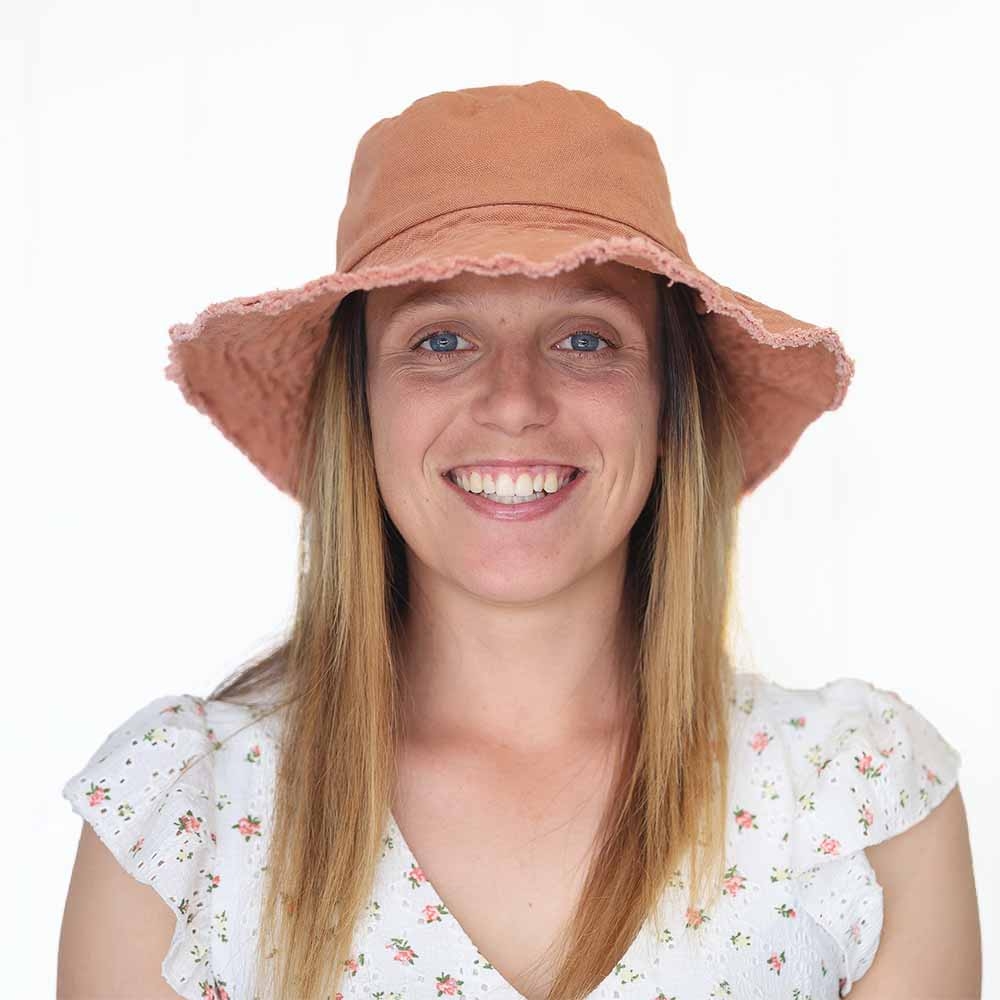 Bucket Coral Hat SPF 50