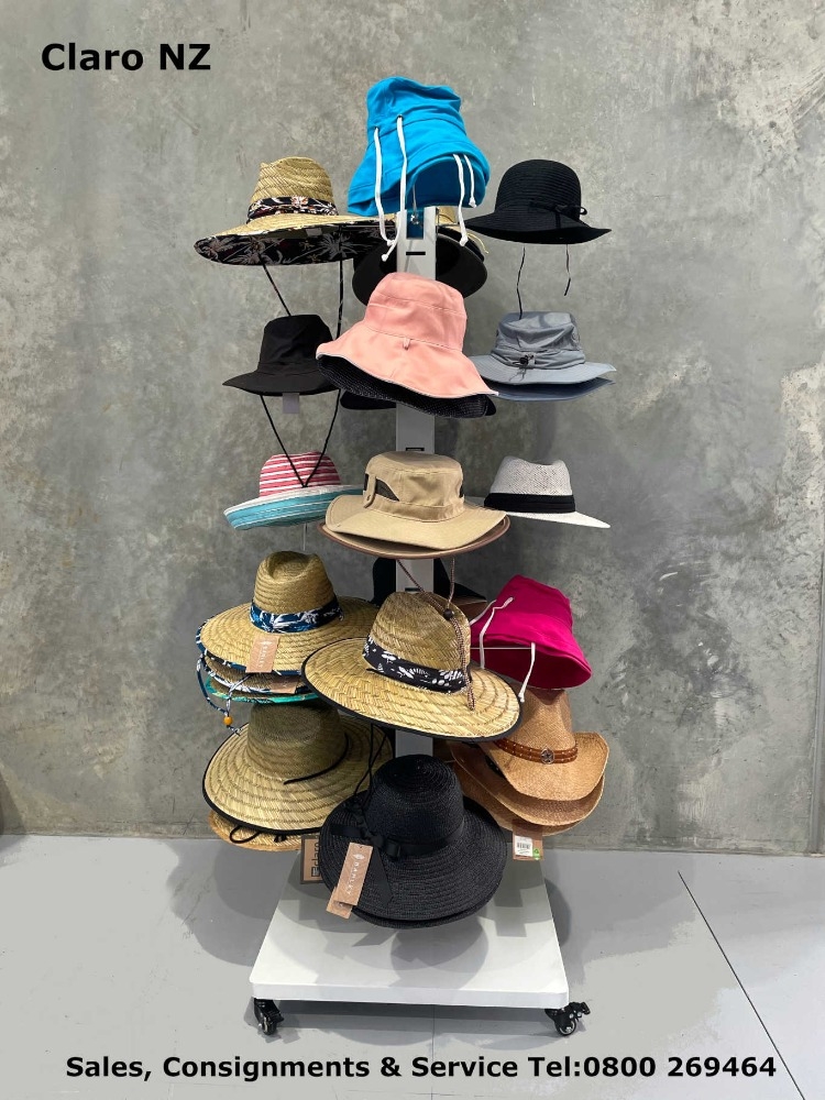 Consignment Hat stand setup