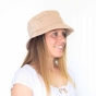 BOB BEIGE TOWELLING HAT SPF 50